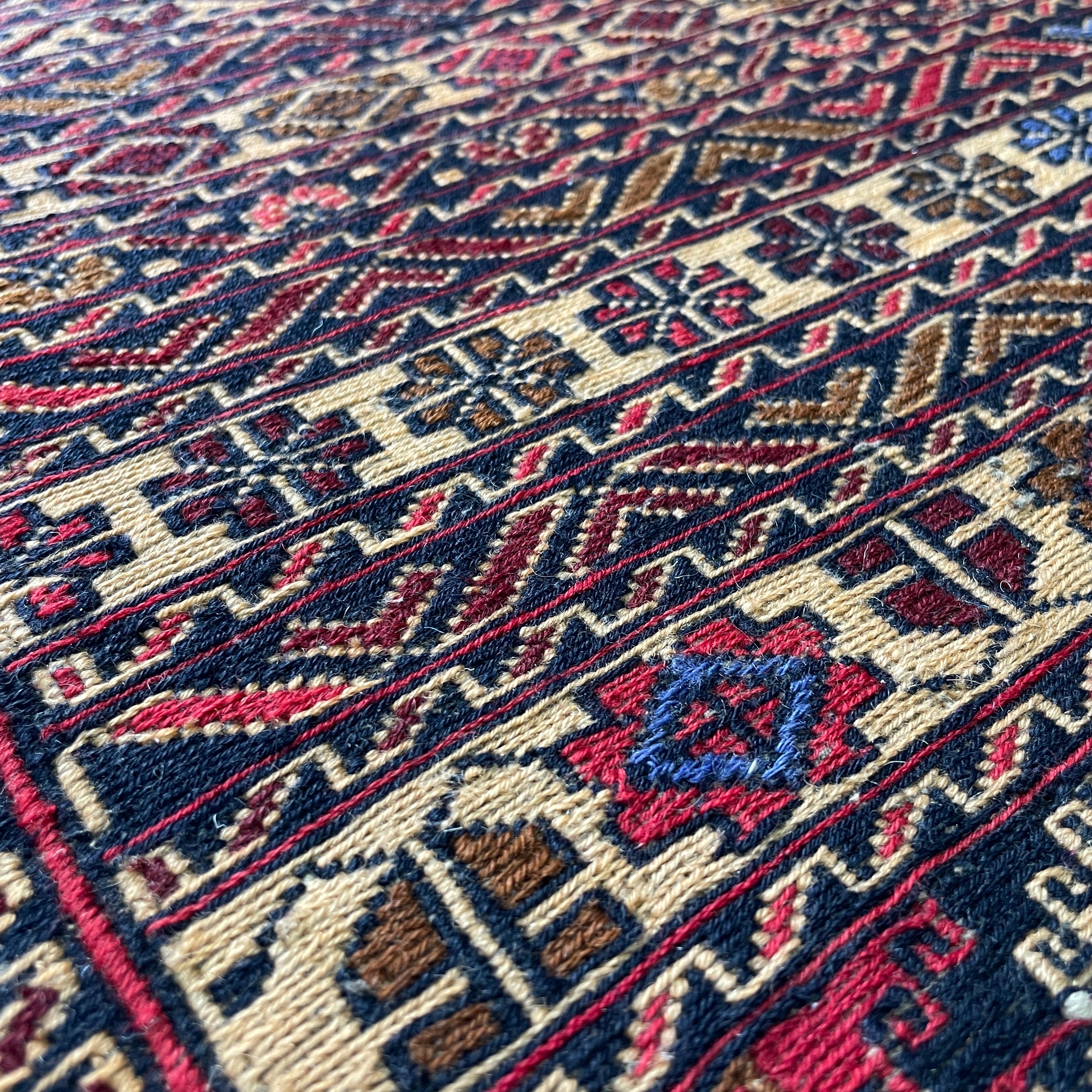 Afghan Fine Soumak Kilim Rug