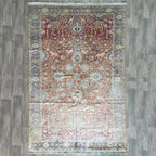 306 x 196 cm | Anatolian Kayseri Silk Rug (Antique 1950) - Khorasan Rugs