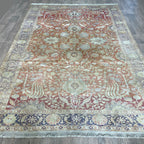 306 x 196 cm | Anatolian Kayseri Silk Rug (Antique 1950) - Khorasan Rugs