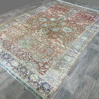 306 x 196 cm | Anatolian Kayseri Silk Rug (Antique 1950) - Khorasan Rugs