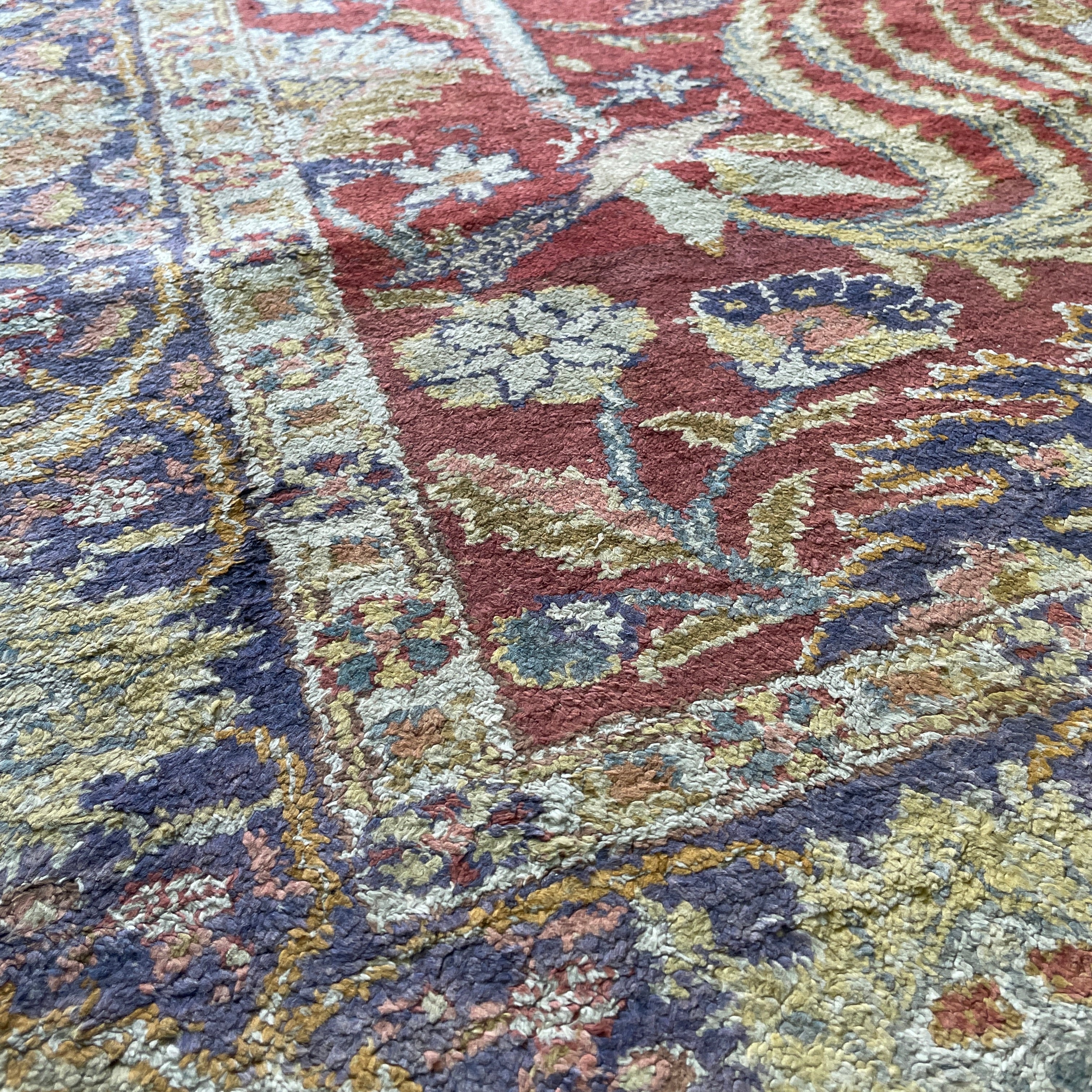 306 x 196 cm | Anatolian Kayseri Silk Rug (Antique 1950) - Khorasan Rugs