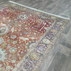 306 x 196 cm | Anatolian Kayseri Silk Rug (Antique 1950) - Khorasan Rugs