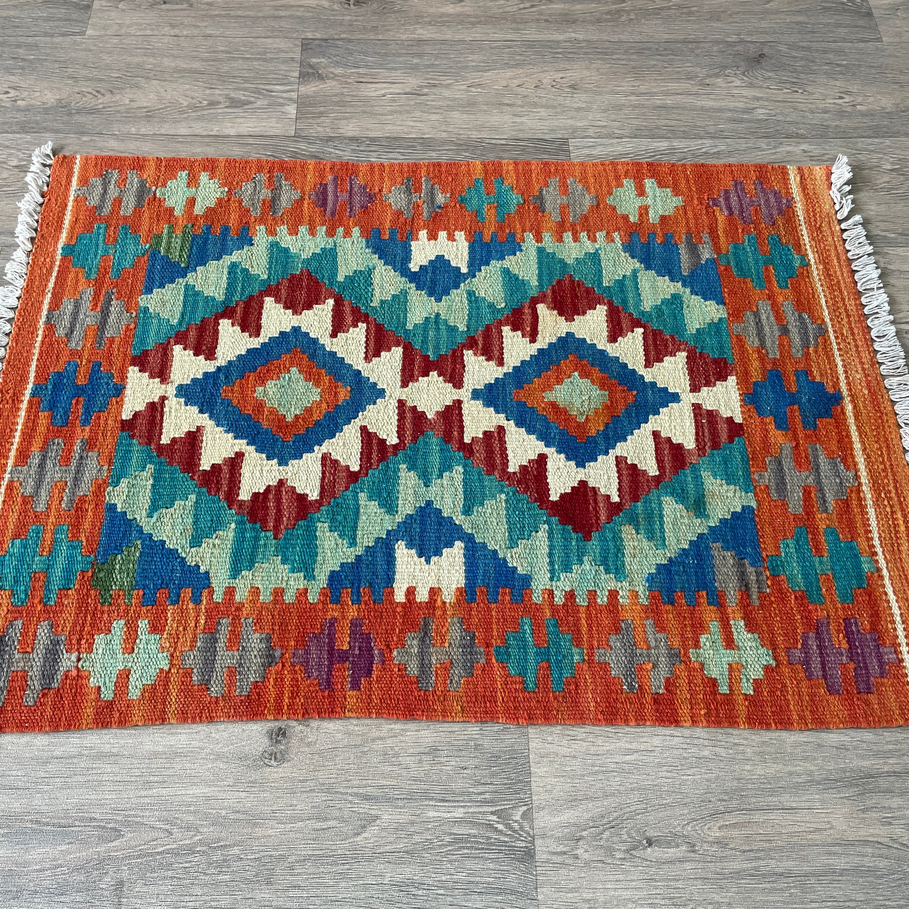 Afghan Kilim Door Mat