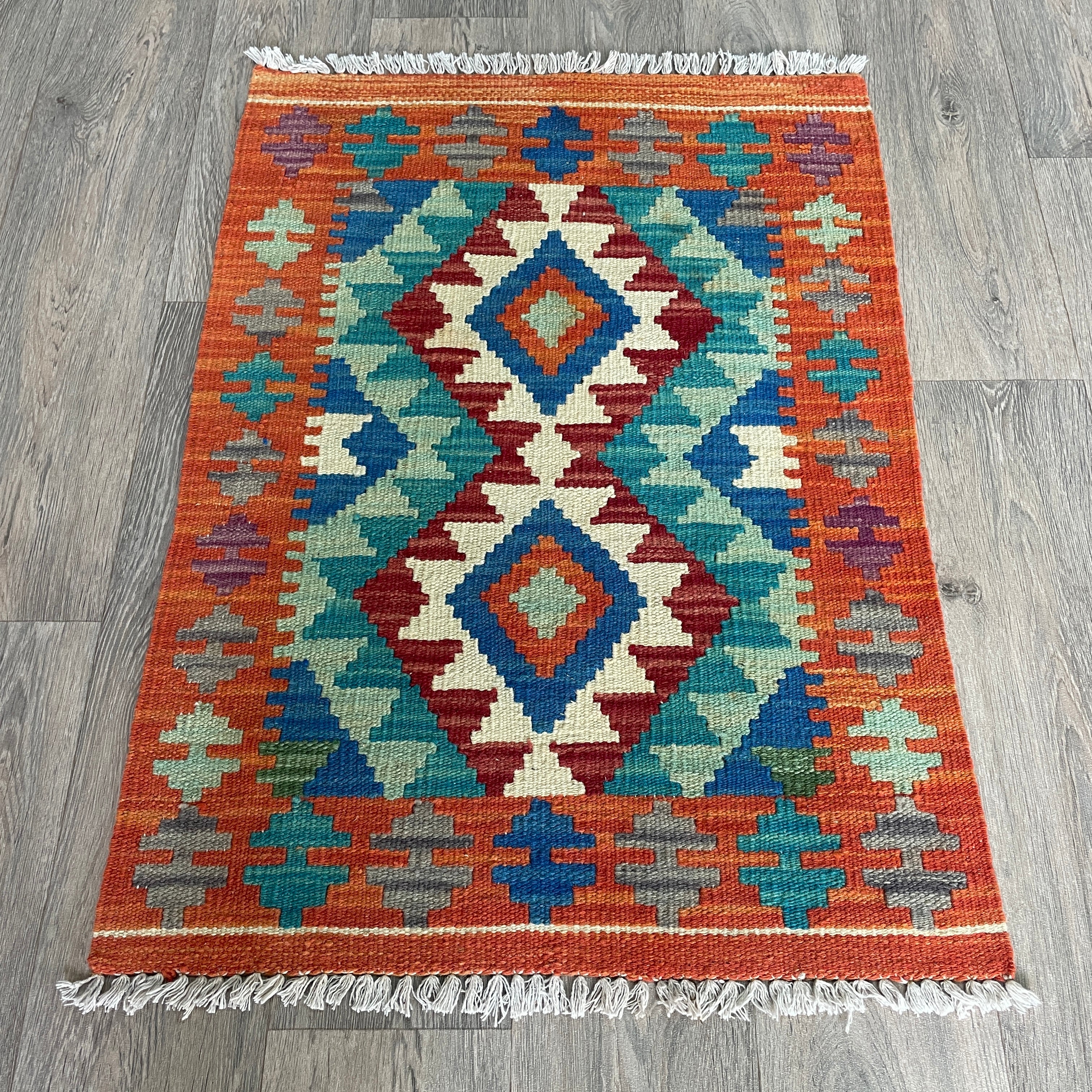 Afghan Kilim Door Mat