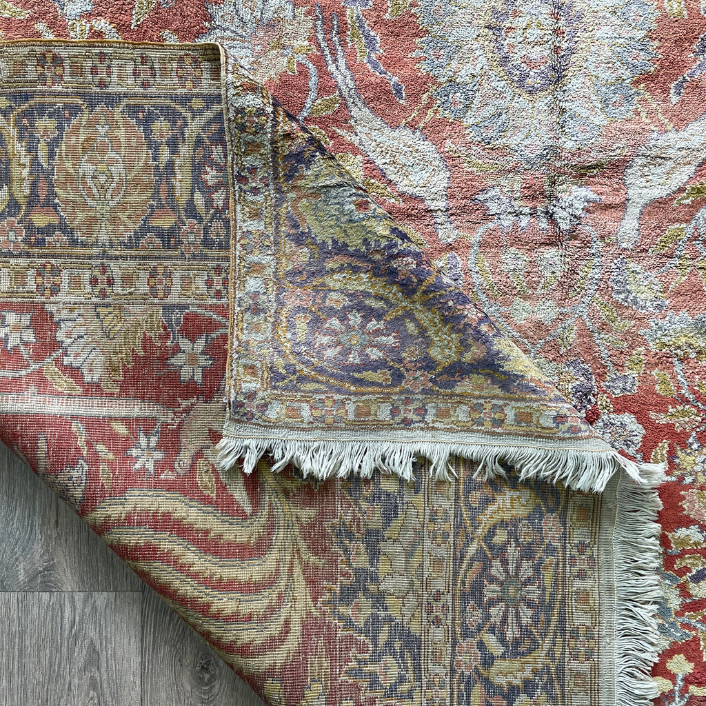 306 x 196 cm | Anatolian Kayseri Silk Rug (Antique 1950)