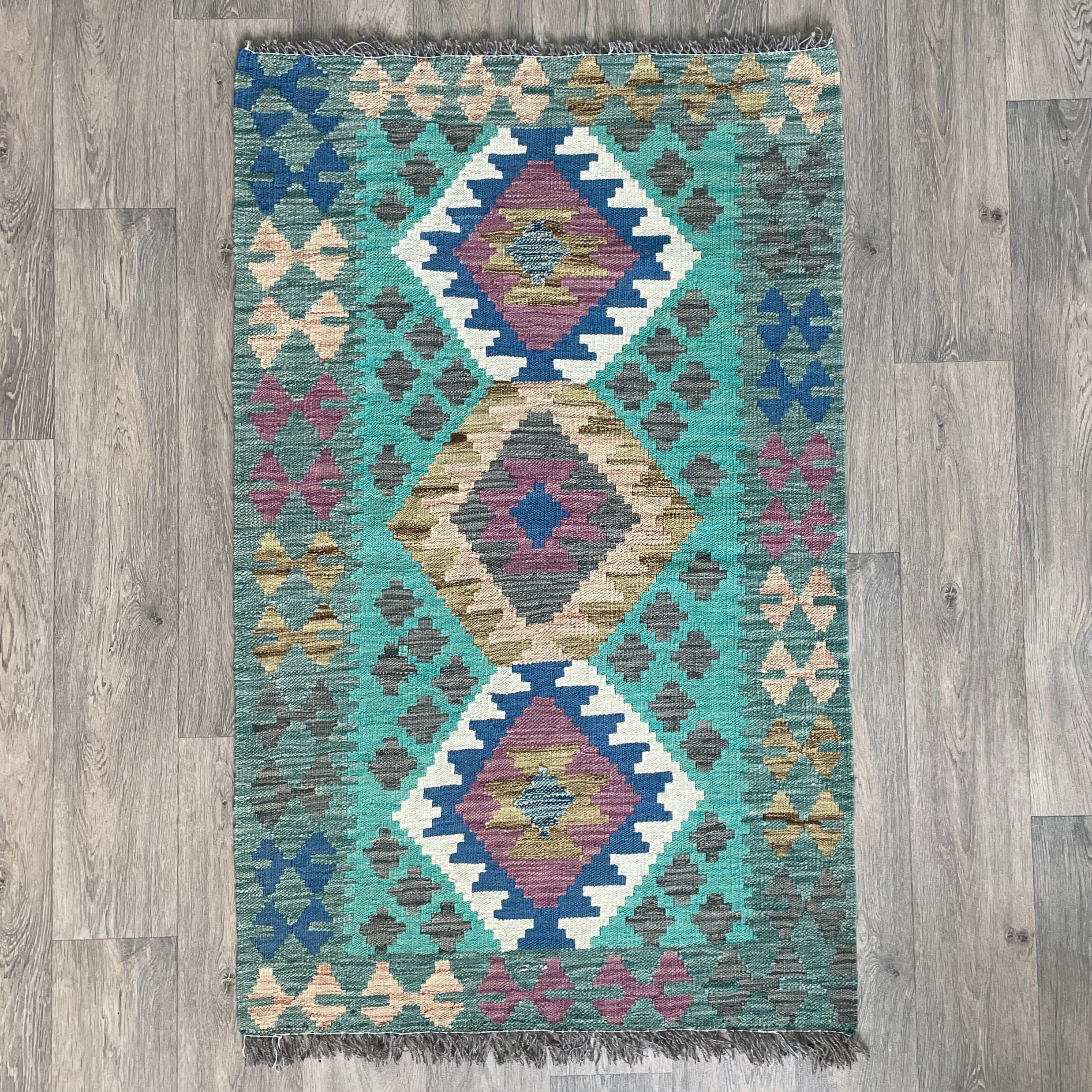 141 x 85 cm | Afghan Kilim Rug - Khorasan Rugs