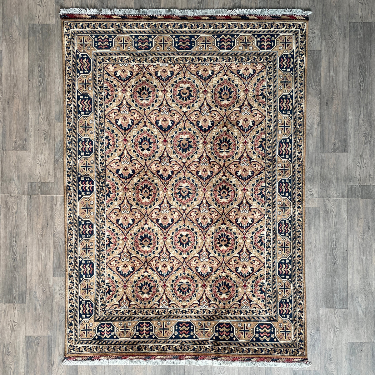 Fine Afghan Khal Muhammadi Rug (Merino Wool)