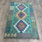 141 x 85 cm | Afghan Kilim Rug - Khorasan Rugs