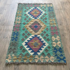 141 x 85 cm | Afghan Kilim Rug - Khorasan Rugs