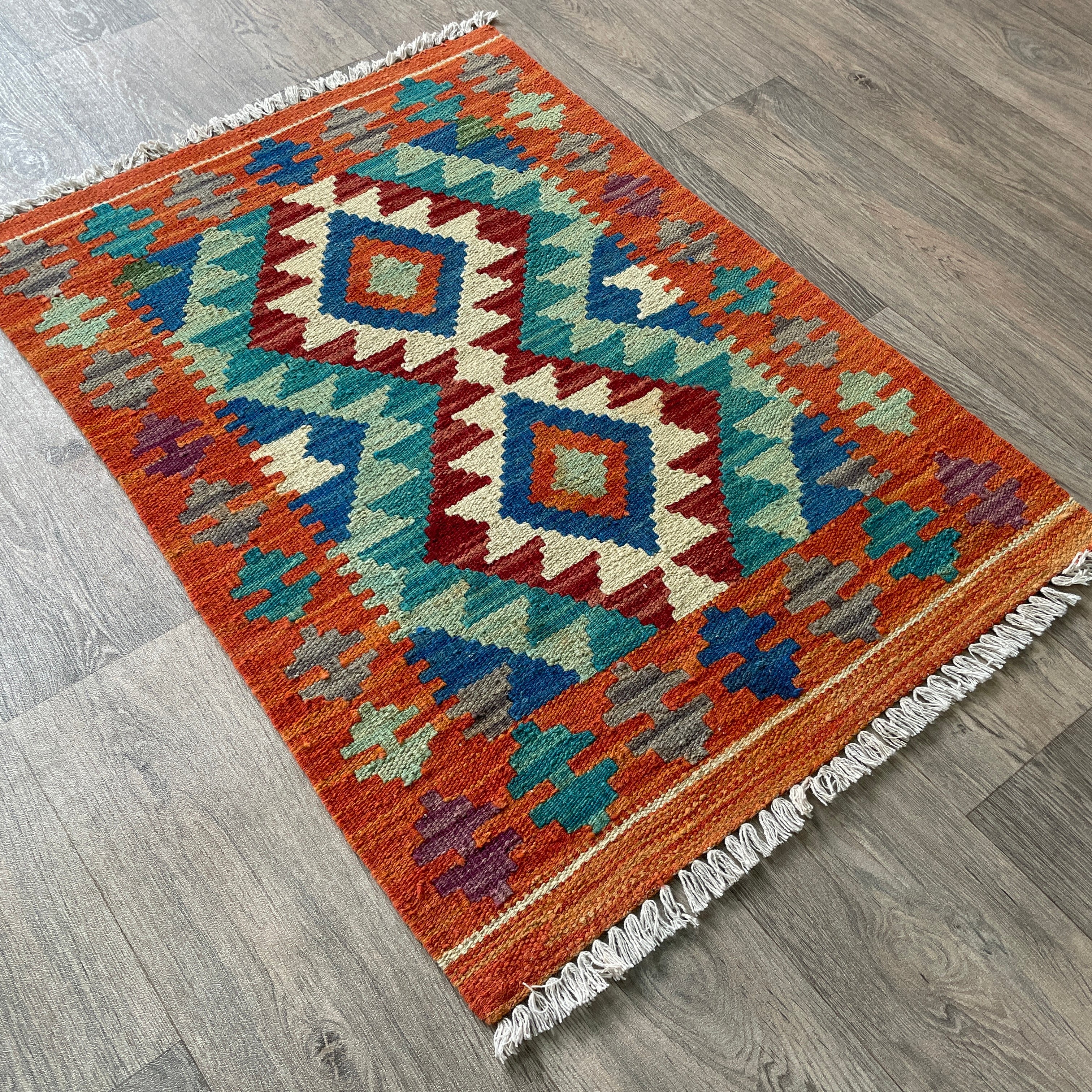 Afghan Kilim Door Mat