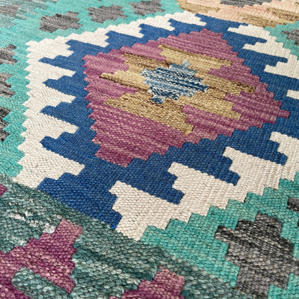 141 x 85 cm | Afghan Kilim Rug - Khorasan Rugs
