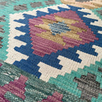 141 x 85 cm | Afghan Kilim Rug - Khorasan Rugs