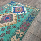 141 x 85 cm | Afghan Kilim Rug - Khorasan Rugs