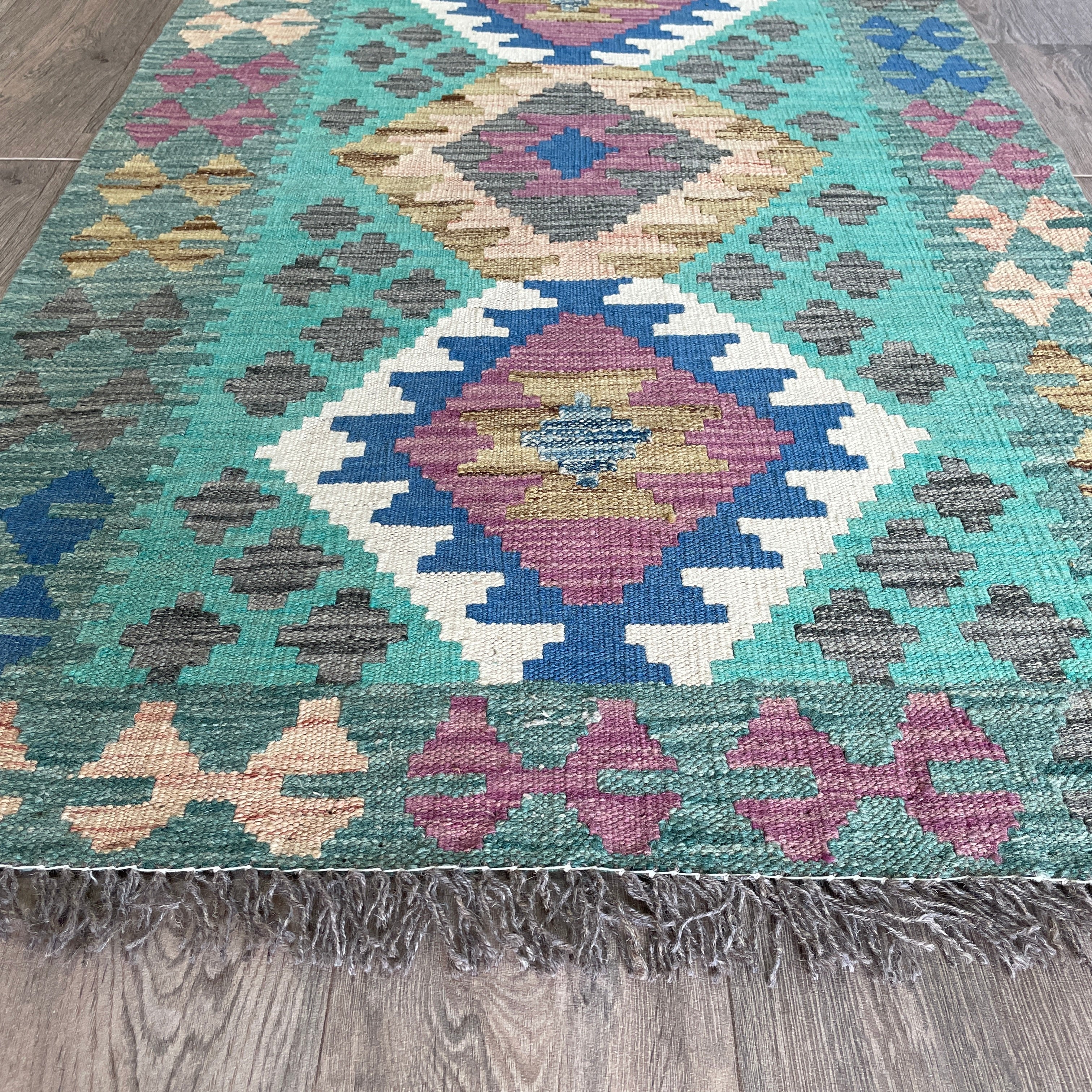 141 x 85 cm | Afghan Kilim Rug - Khorasan Rugs