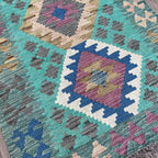 141 x 85 cm | Afghan Kilim Rug - Khorasan Rugs