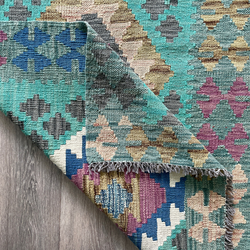141 x 85 cm | Afghan Kilim Rug - Khorasan Rugs