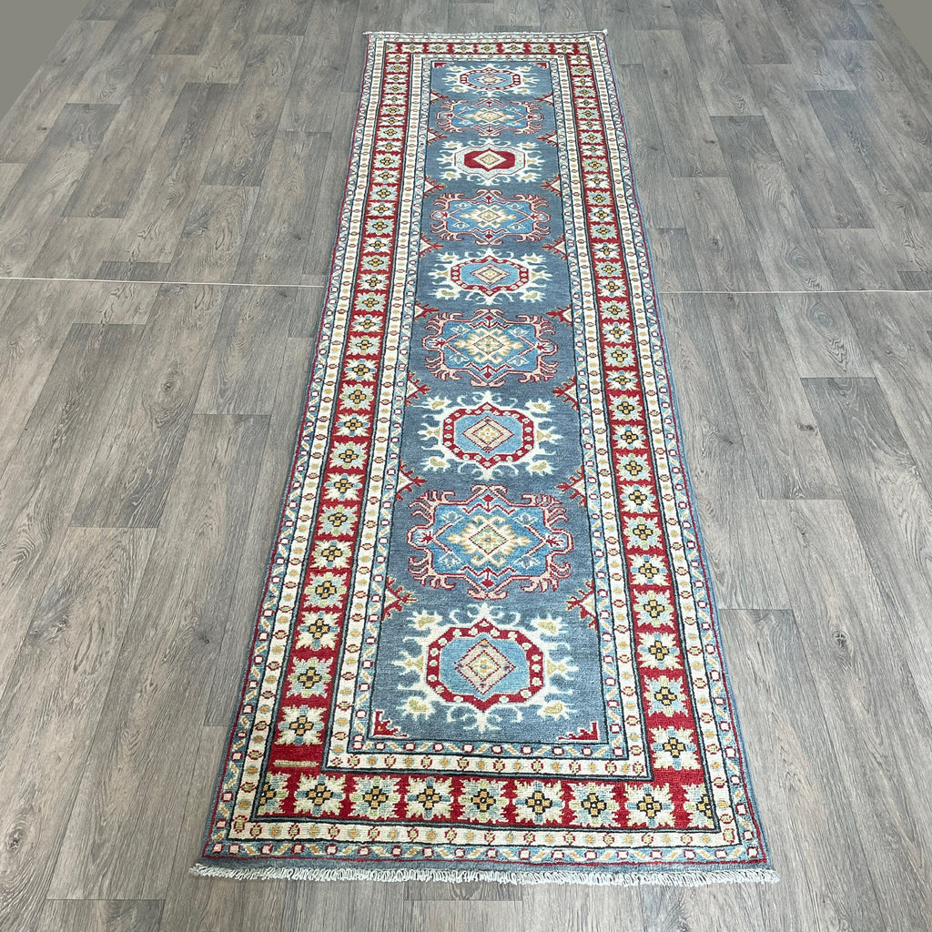 293 x 83 cm | Afghan Kazak Yakash Runner