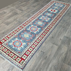 293 x 83 cm | Afghan Kazak Yakash Runner - Khorasan Rugs