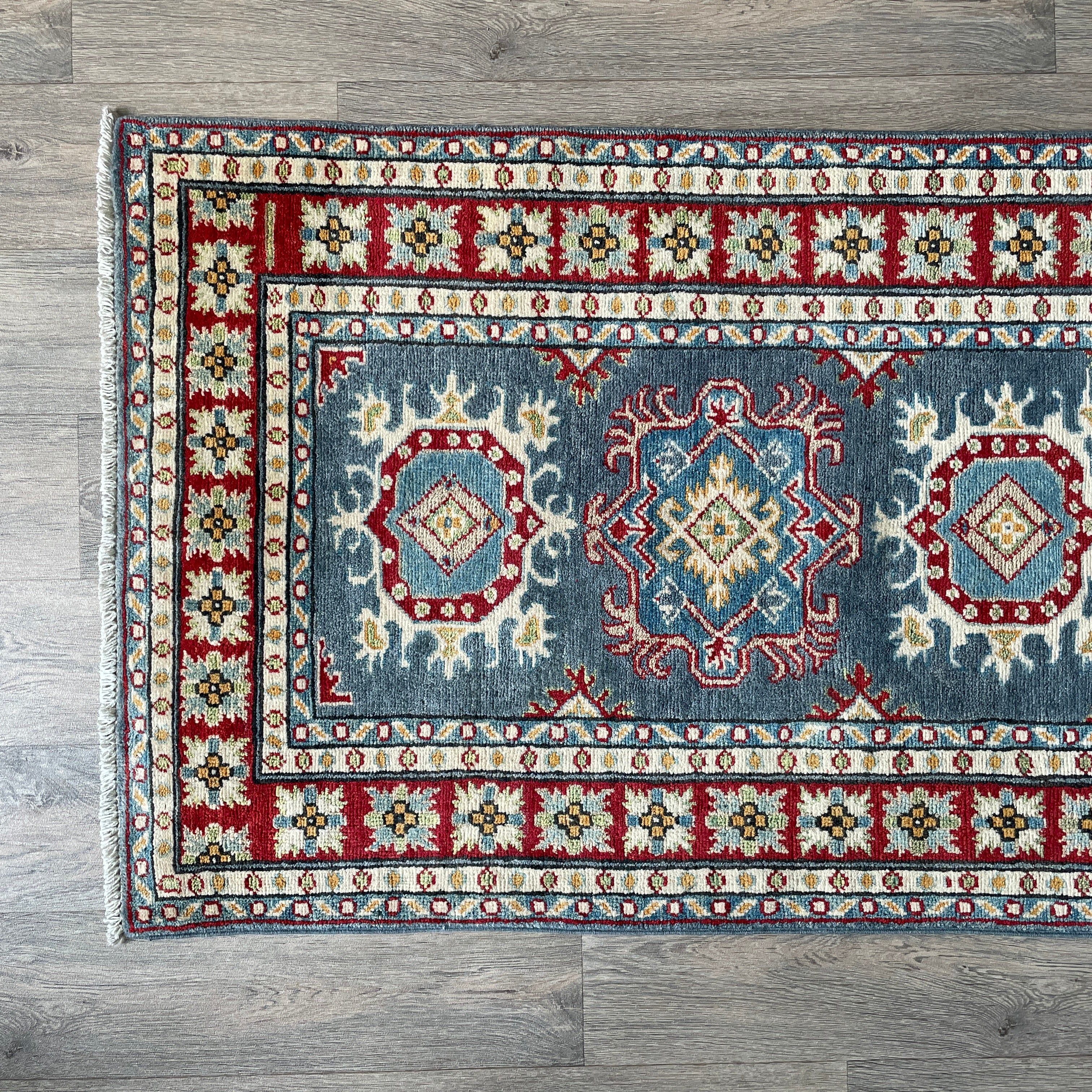 293 x 83 cm | Afghan Kazak Yakash Runner - Khorasan Rugs