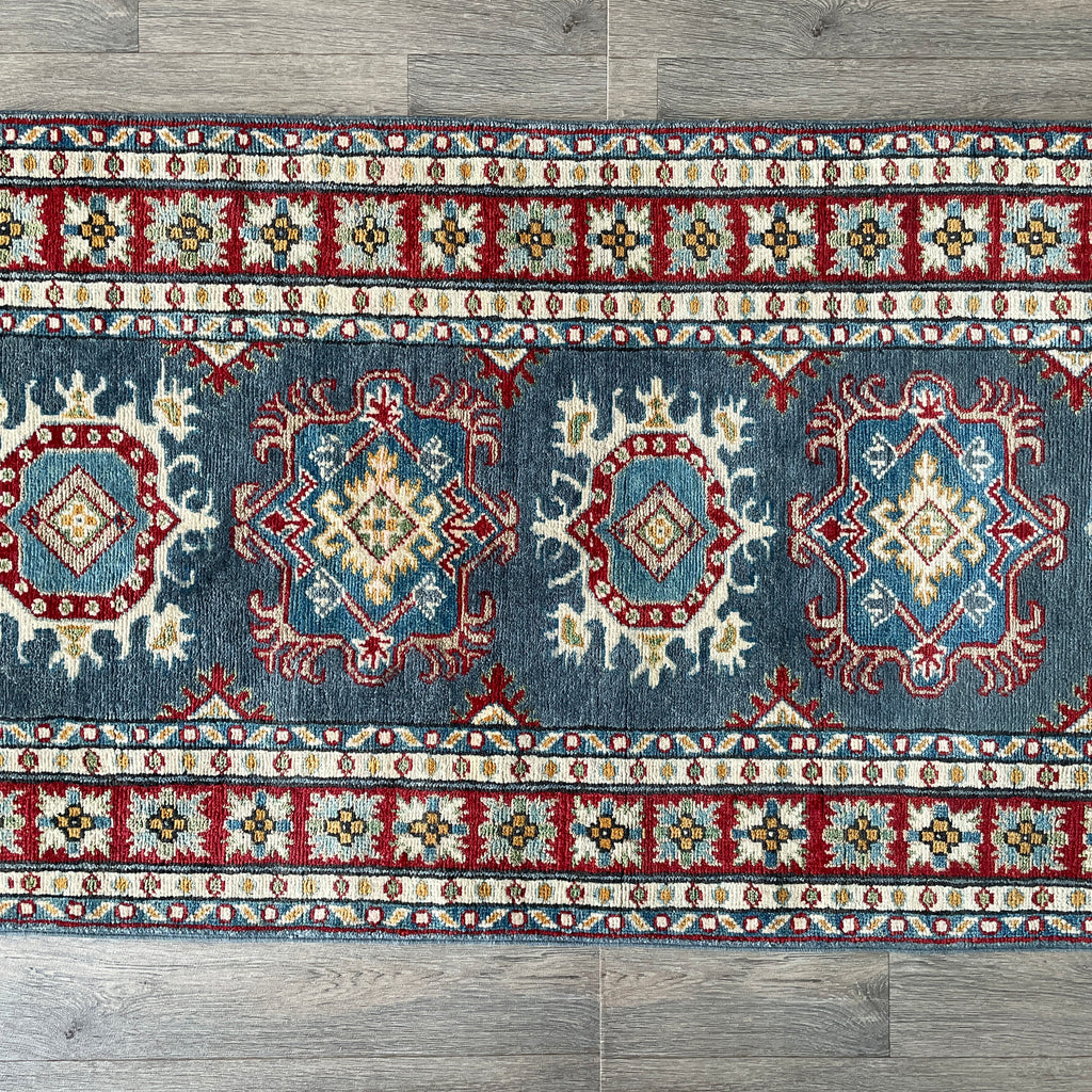 293 x 83 cm | Afghan Kazak Yakash Runner