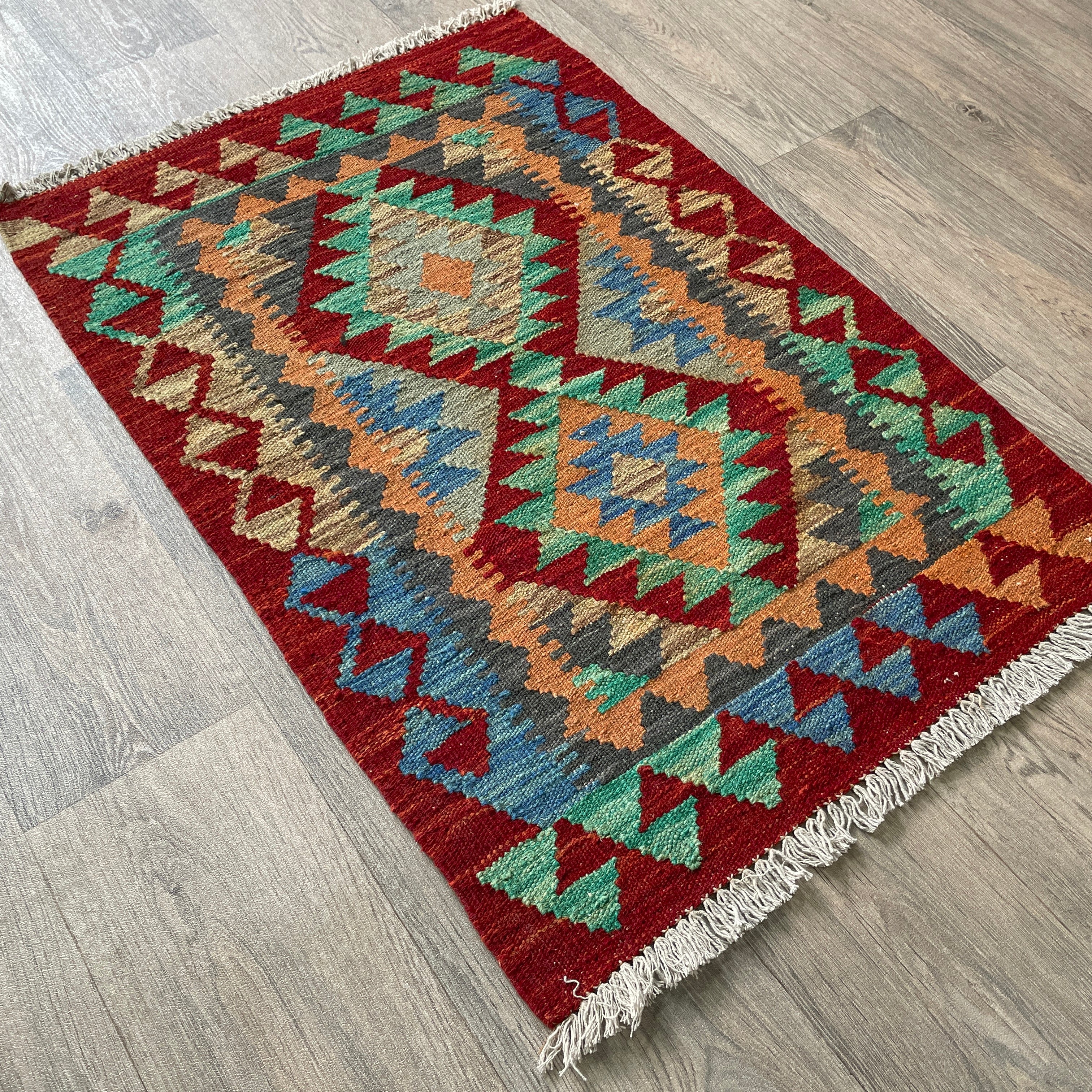 Afghan Kilim Door Mat