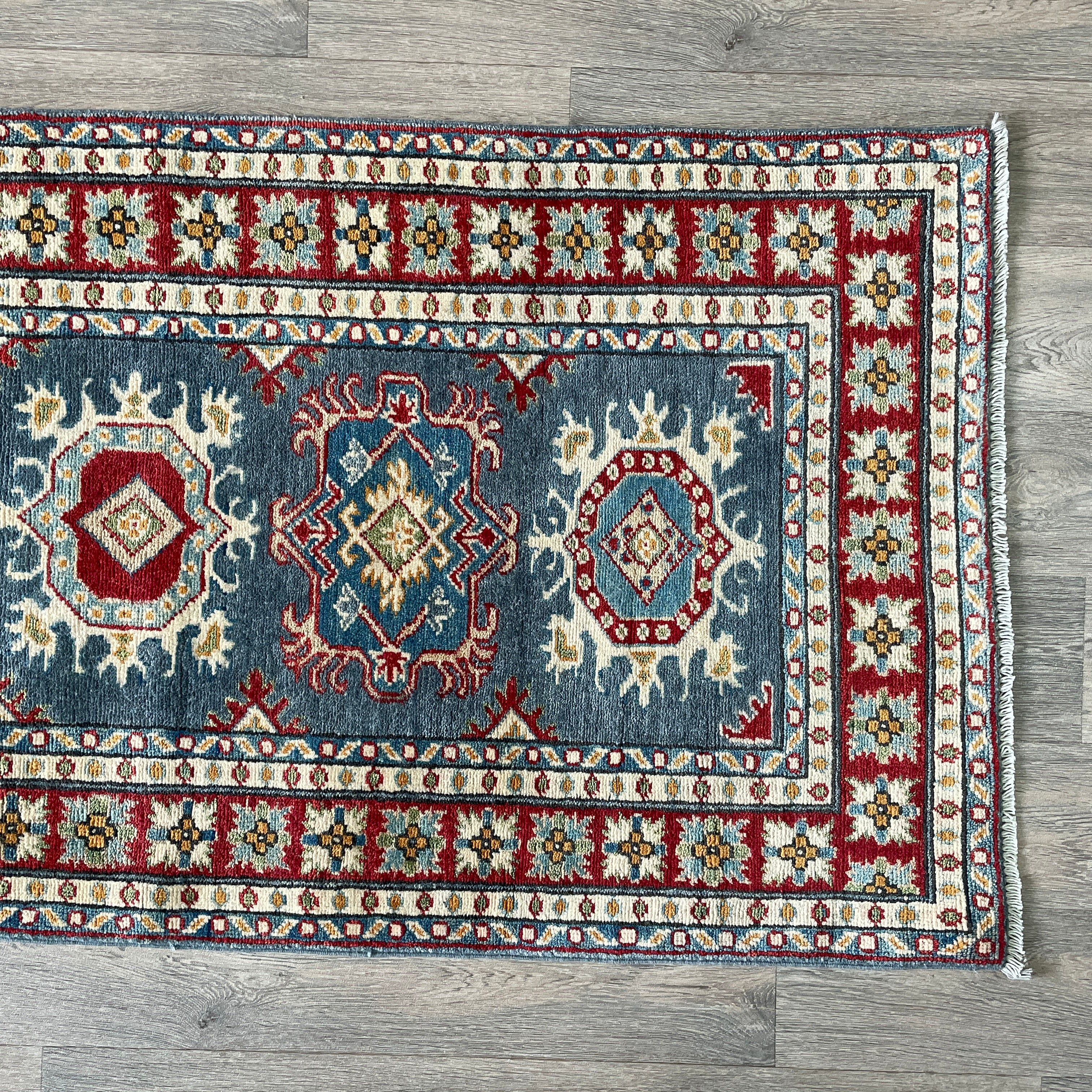 293 x 83 cm | Afghan Kazak Yakash Runner - Khorasan Rugs