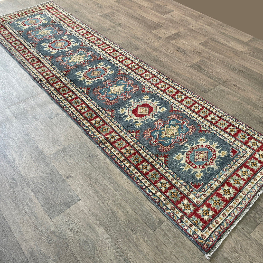 293 x 83 cm | Afghan Kazak Yakash Runner