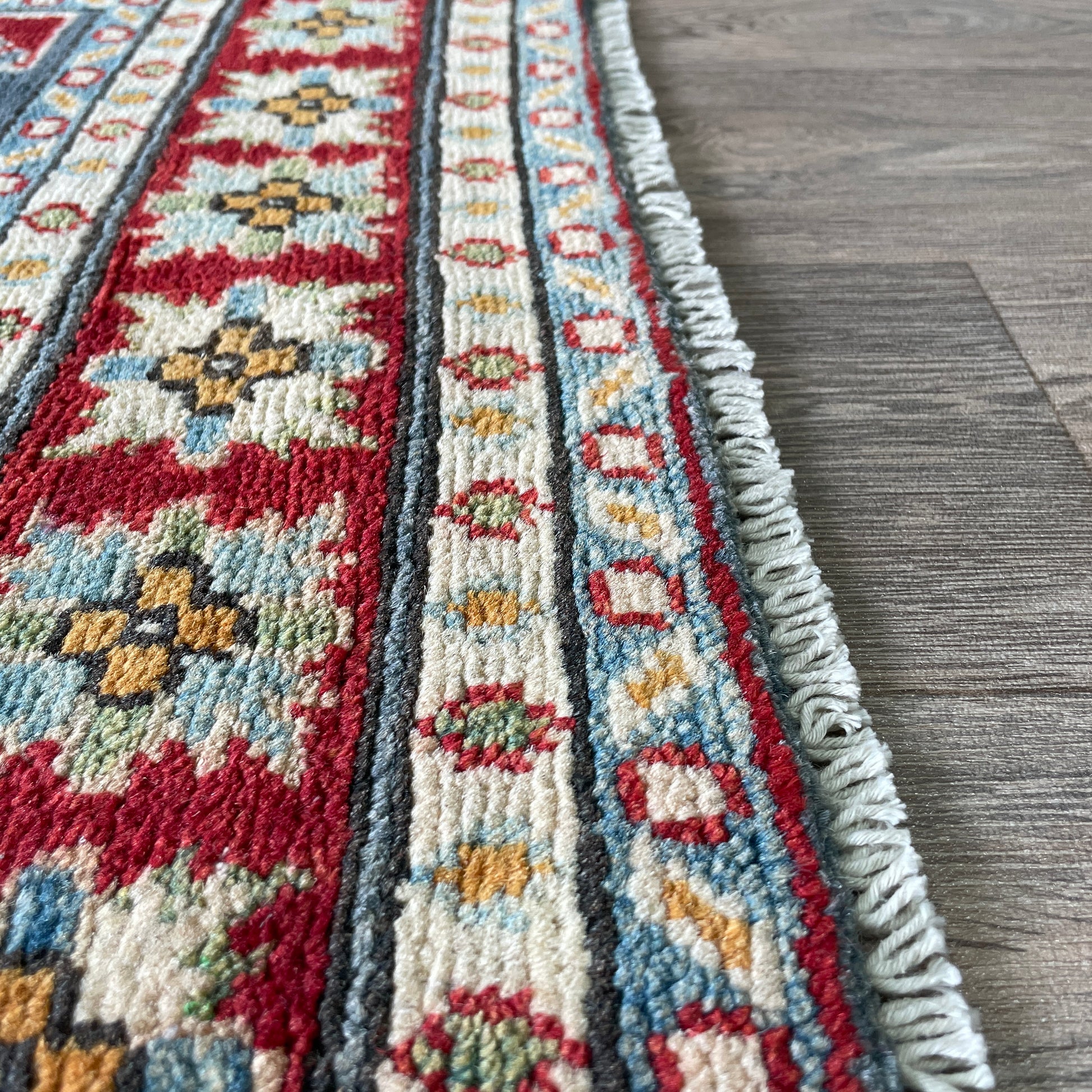 293 x 83 cm | Afghan Kazak Yakash Runner