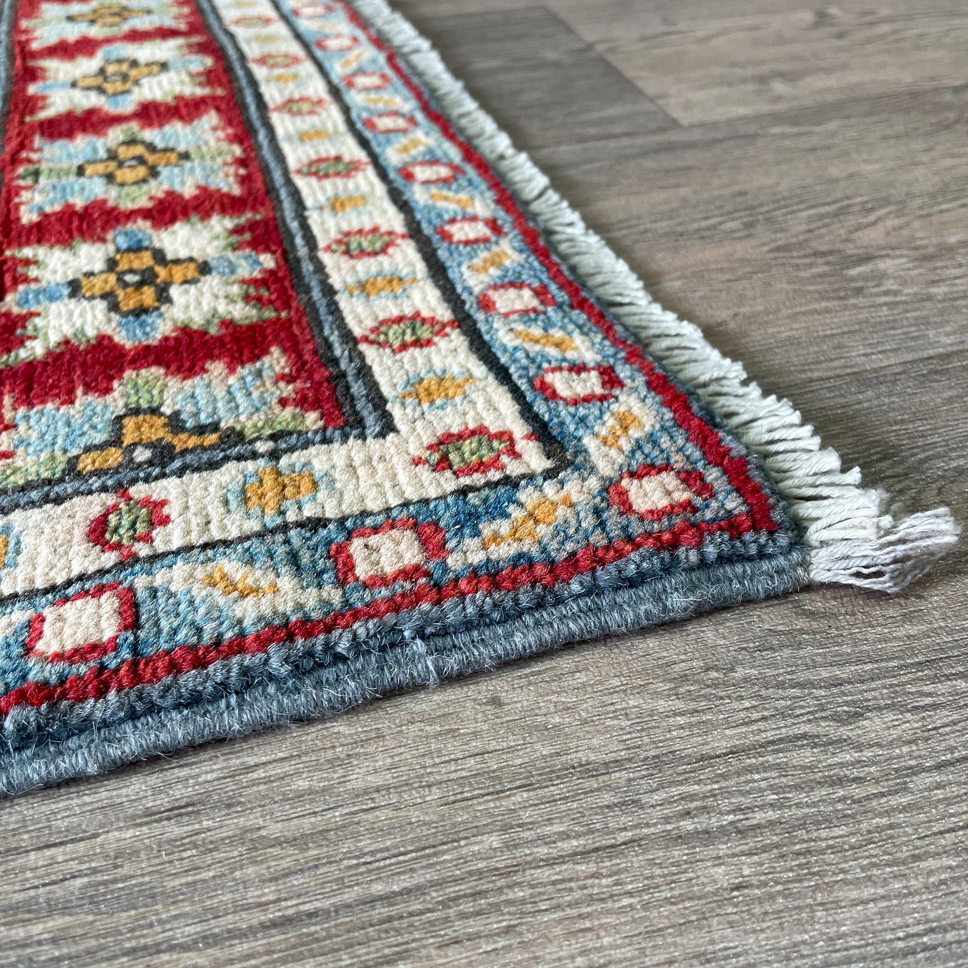 293 x 83 cm | Afghan Kazak Yakash Runner