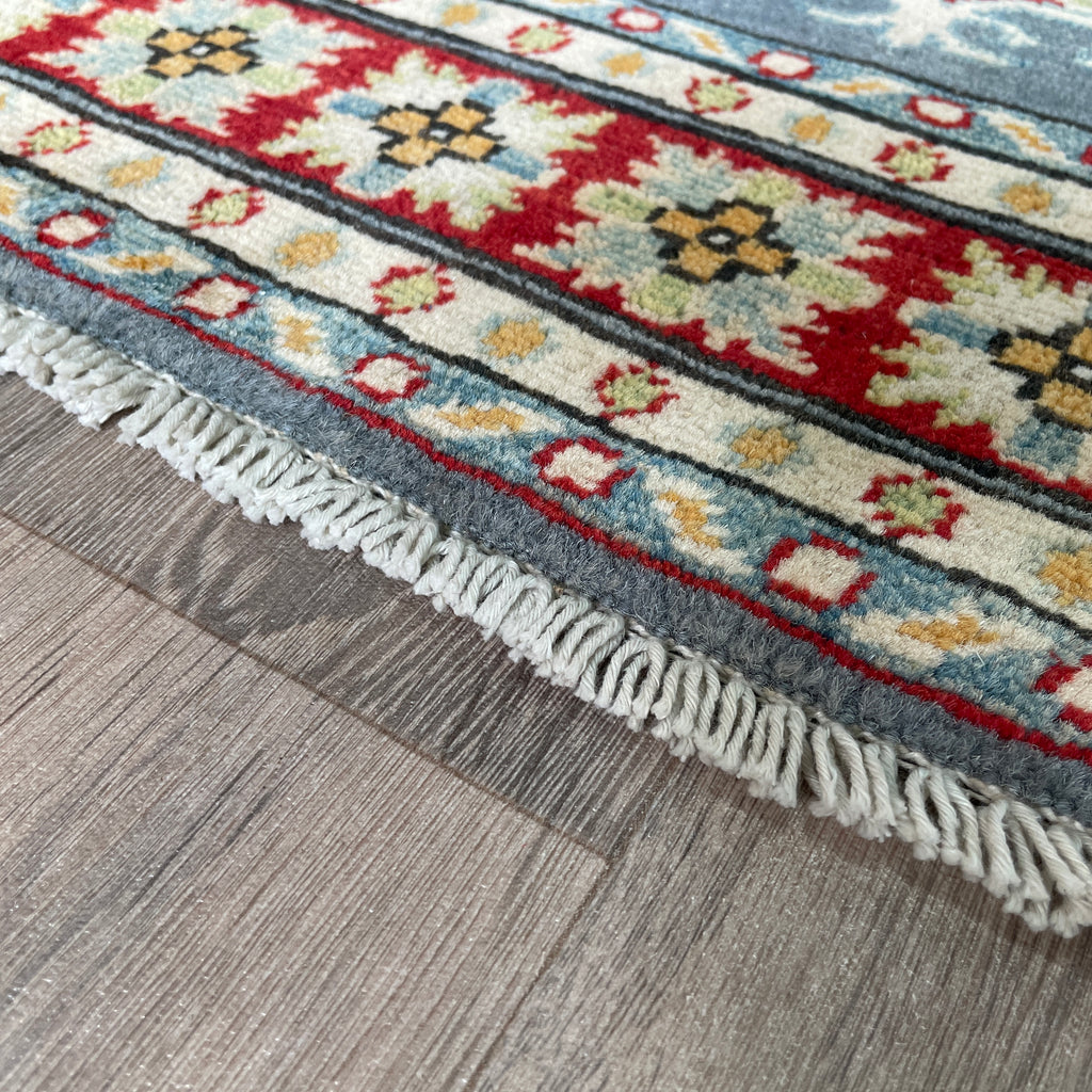 293 x 83 cm | Afghan Kazak Yakash Runner