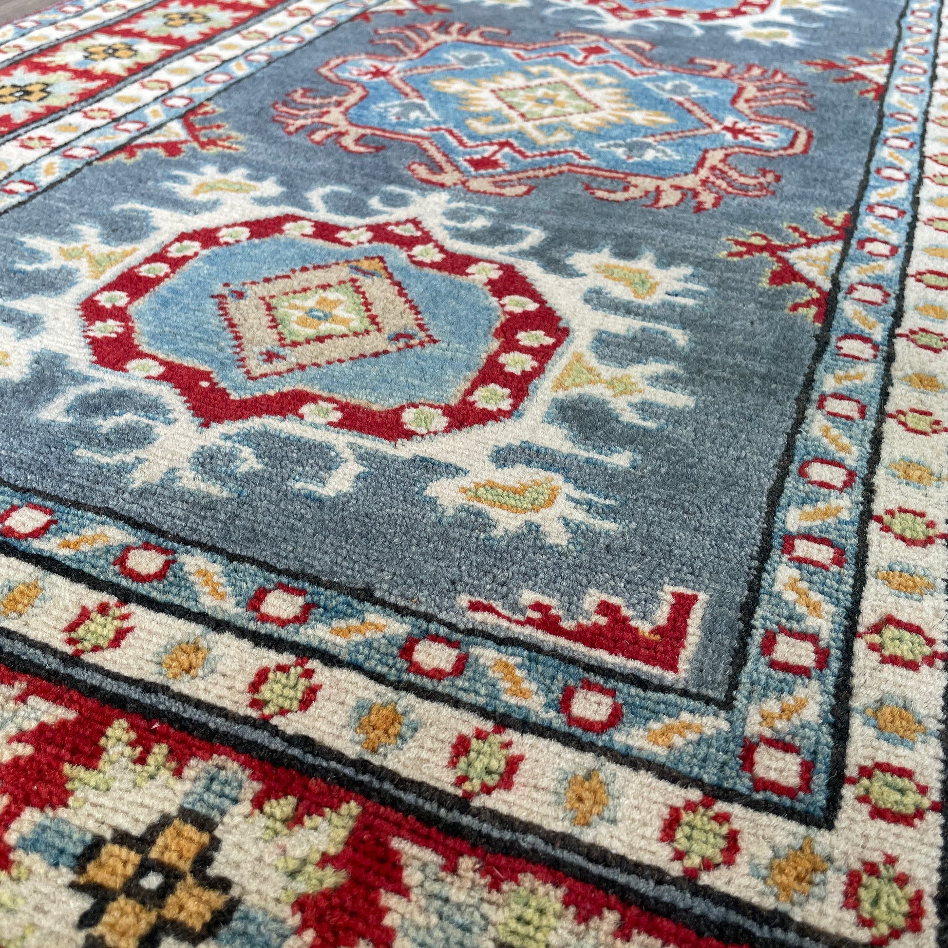 293 x 83 cm | Afghan Kazak Yakash Runner