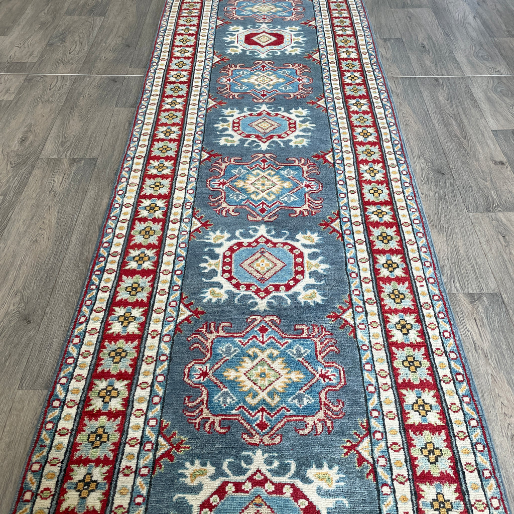 293 x 83 cm | Afghan Kazak Yakash Runner