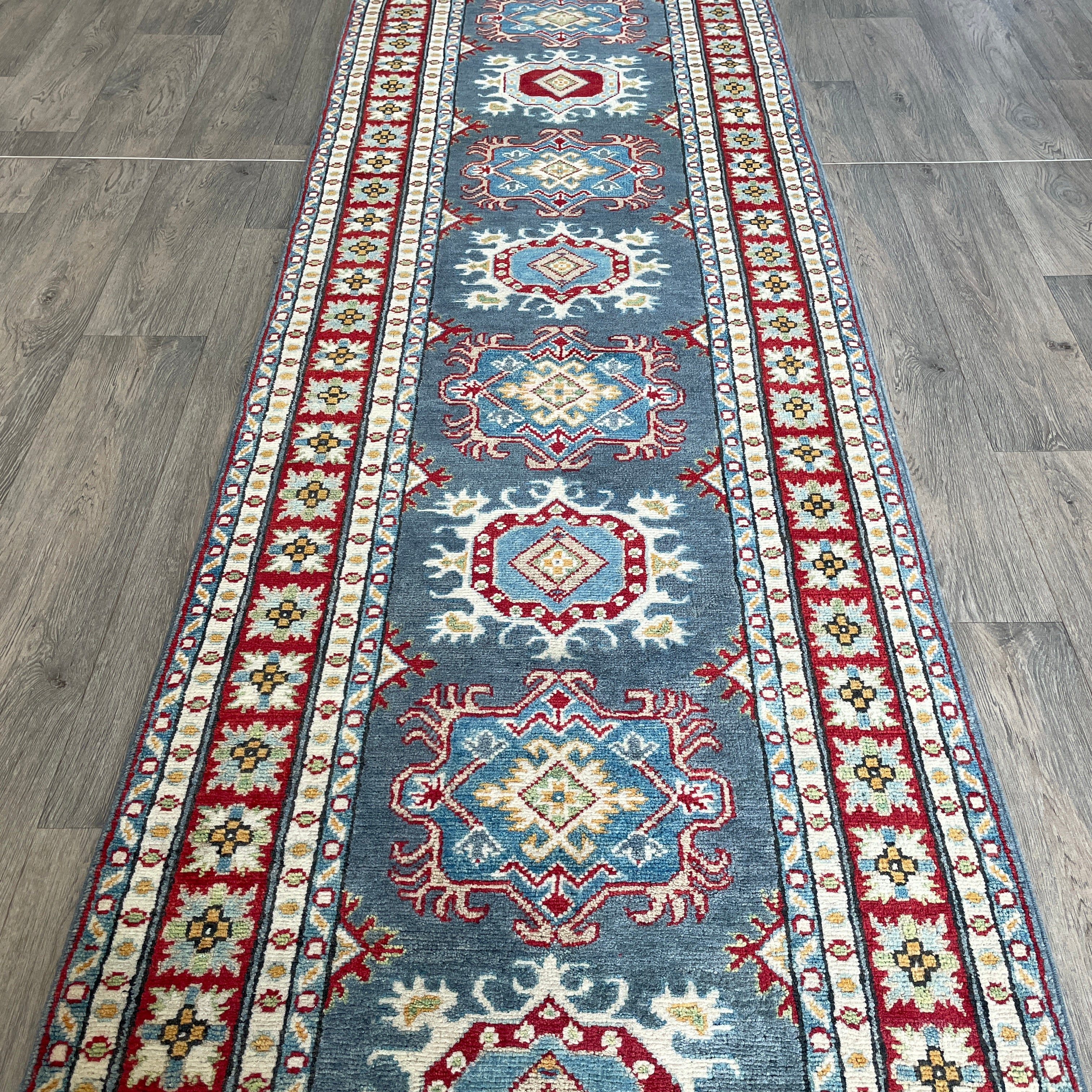 293 x 83 cm | Afghan Kazak Yakash Runner - Khorasan Rugs