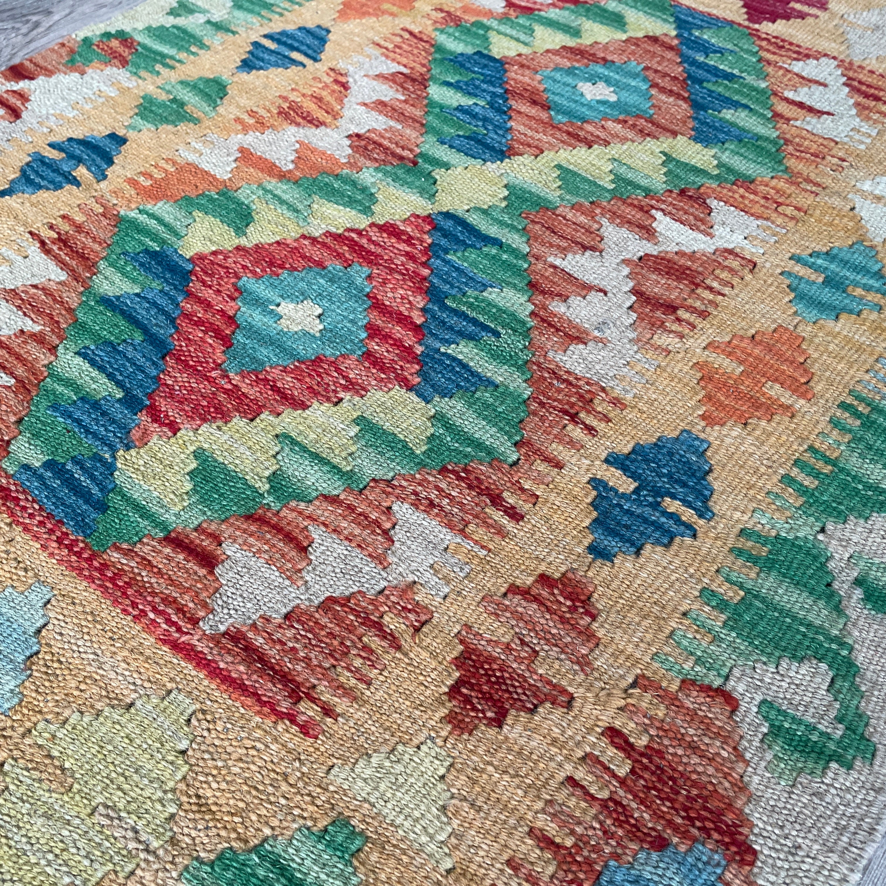 Afghan Kilim Door Mat