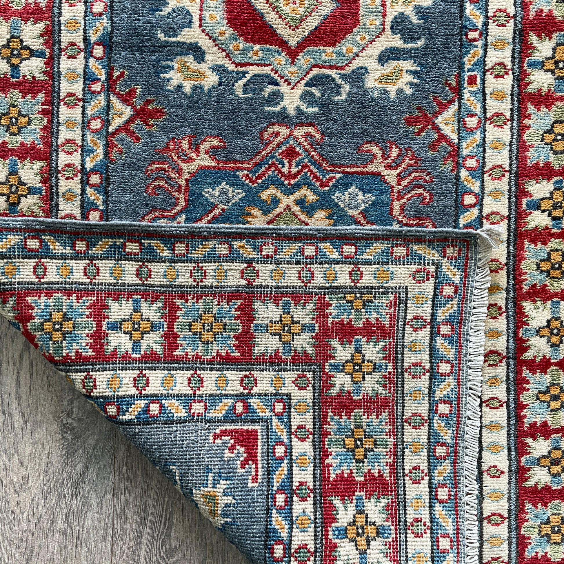 293 x 83 cm | Afghan Kazak Yakash Runner