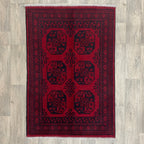 Afghan Aqcha Rug 'Elephant Feet'