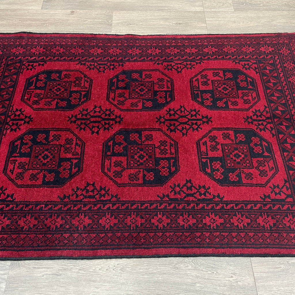 Afghan Aqcha Rug 'Elephant Feet'
