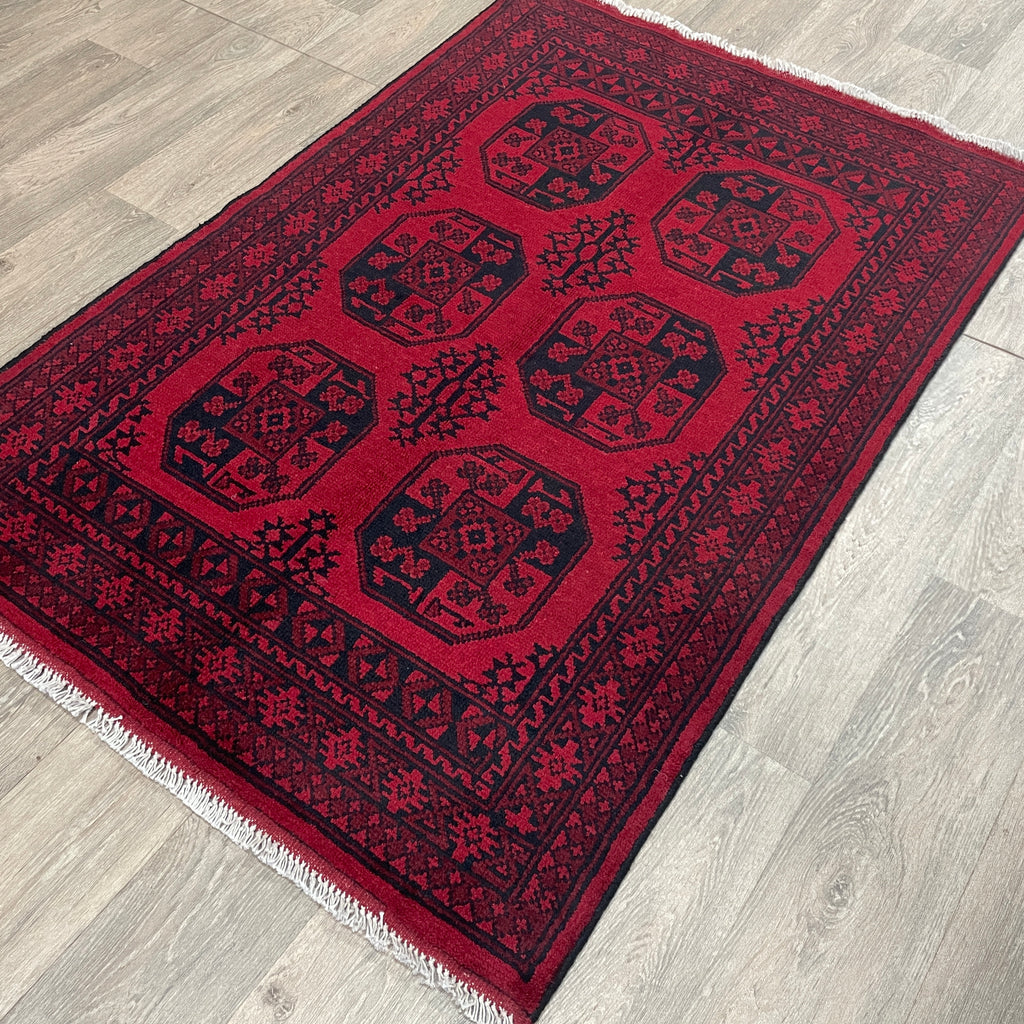 Afghan Aqcha Rug 'Elephant Feet'