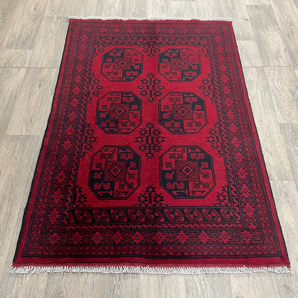 Afghan Aqcha Rug 'Elephant Feet'
