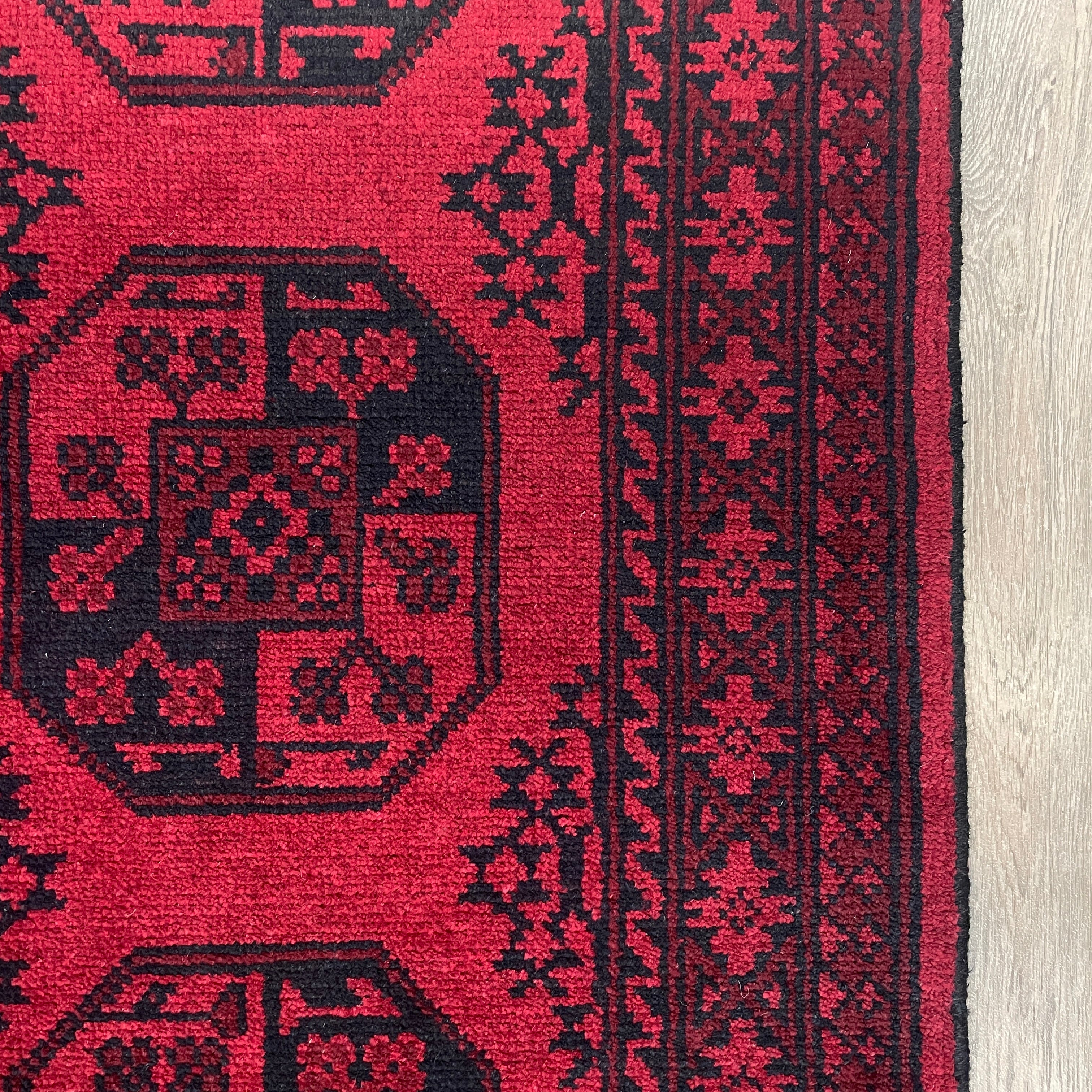 Afghan Aqcha Rug 'Elephant Feet'