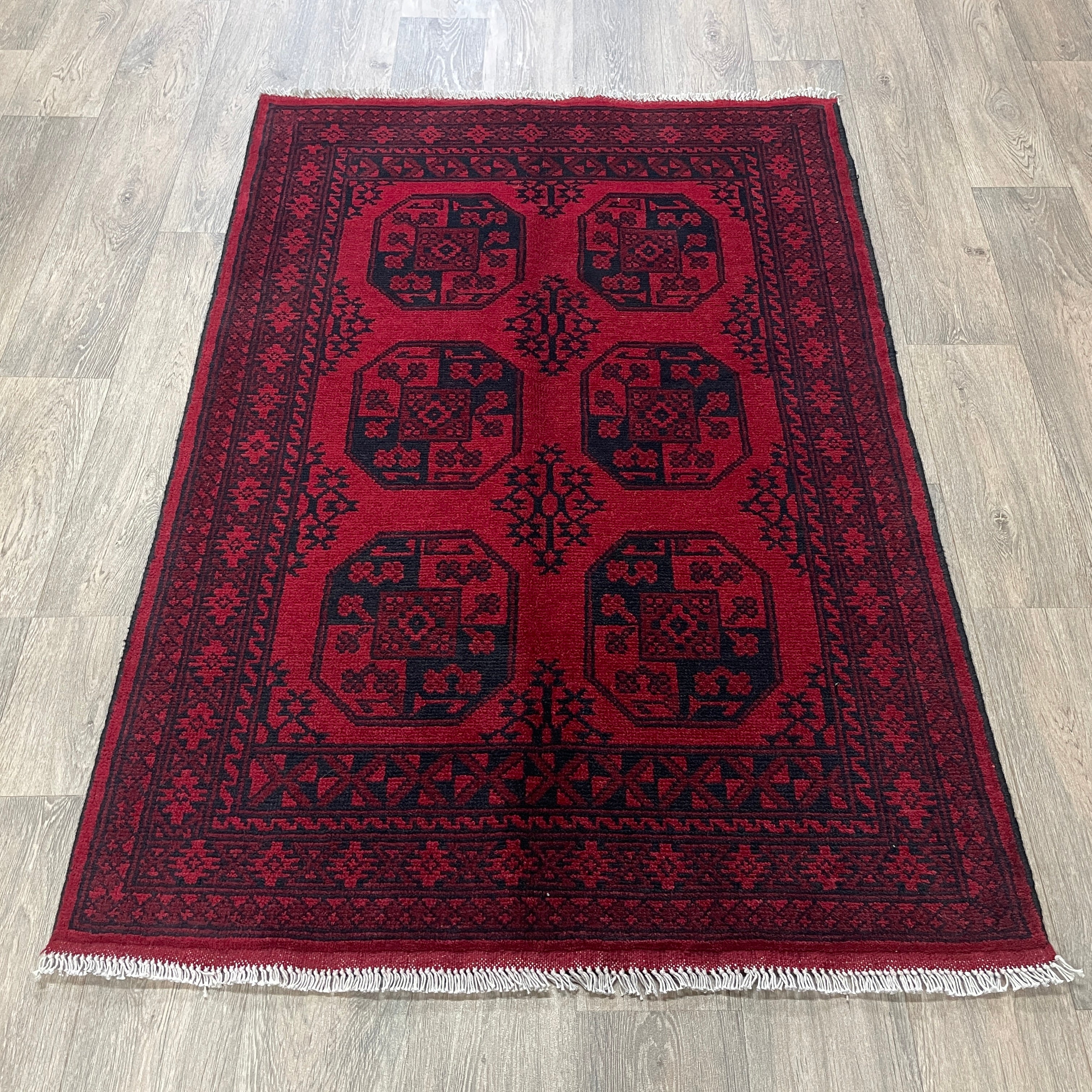 Afghan Aqcha Rug 'Elephant Feet'