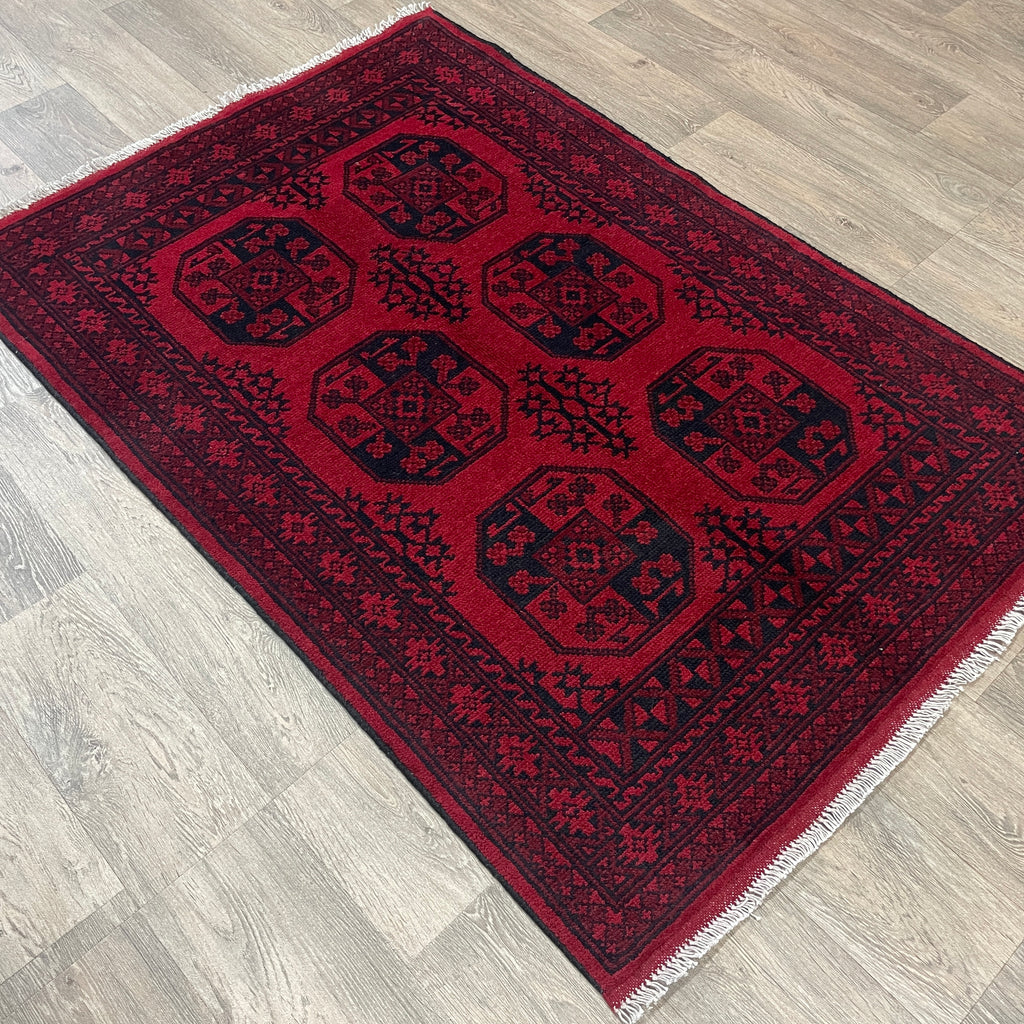 Afghan Aqcha Rug 'Elephant Feet'