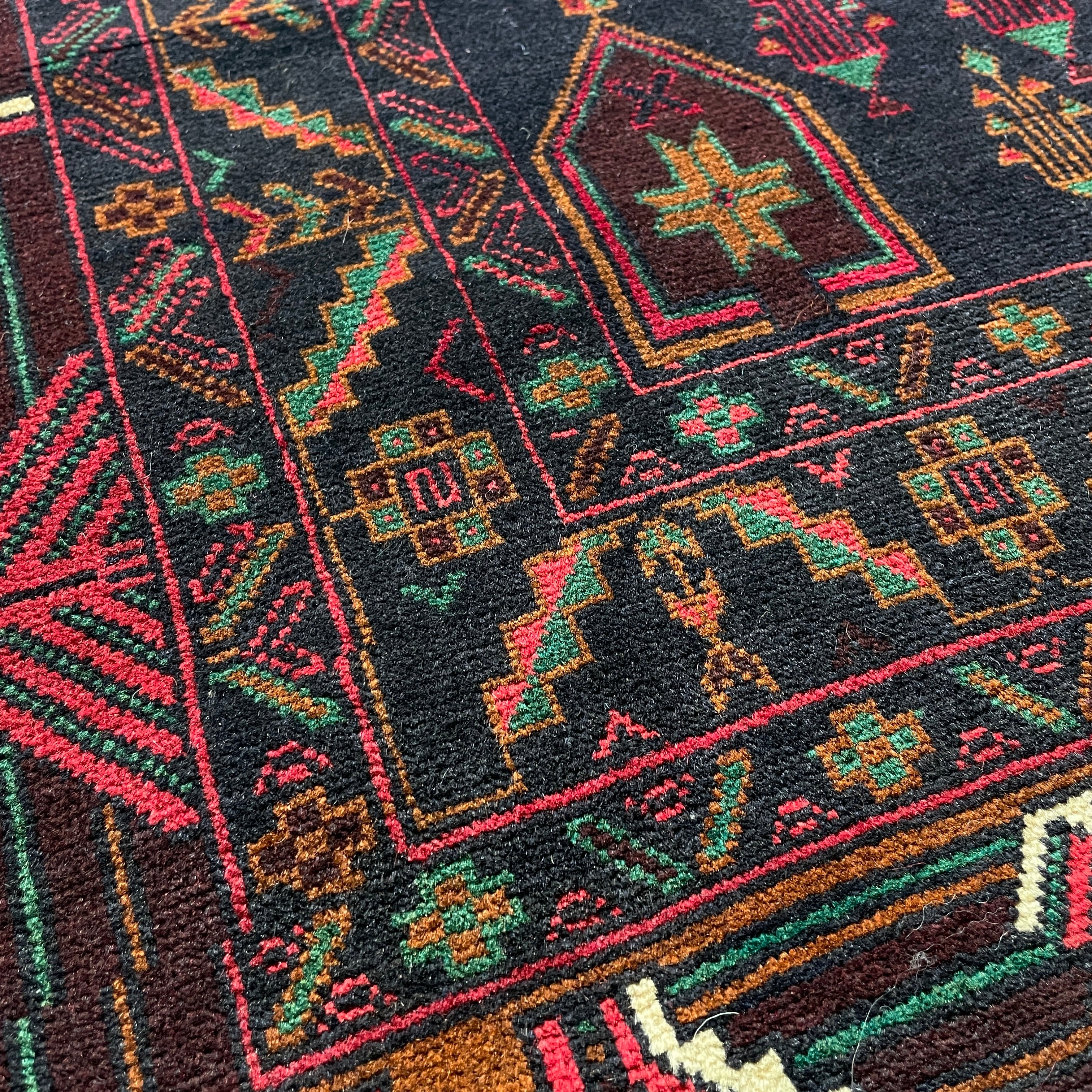 199 x 113 cm | Afghan Fine Baluch Rug - Khorasan Rugs