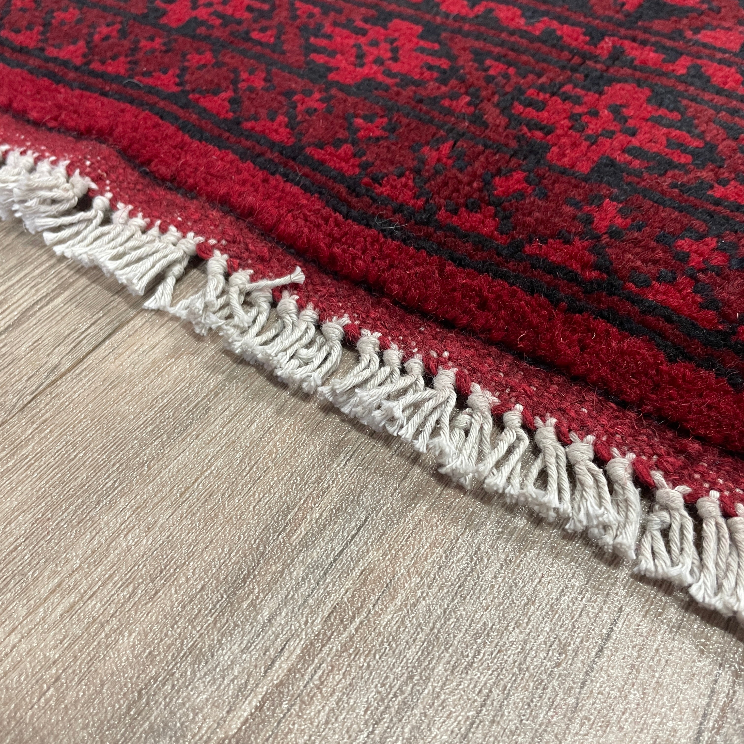 Afghan Aqcha Rug 'Elephant Feet'