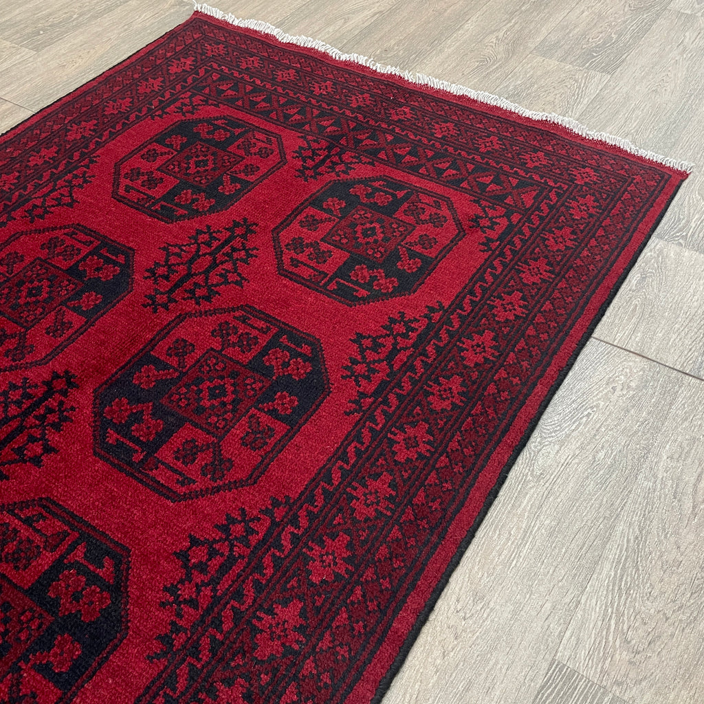 Afghan Aqcha Rug 'Elephant Feet'