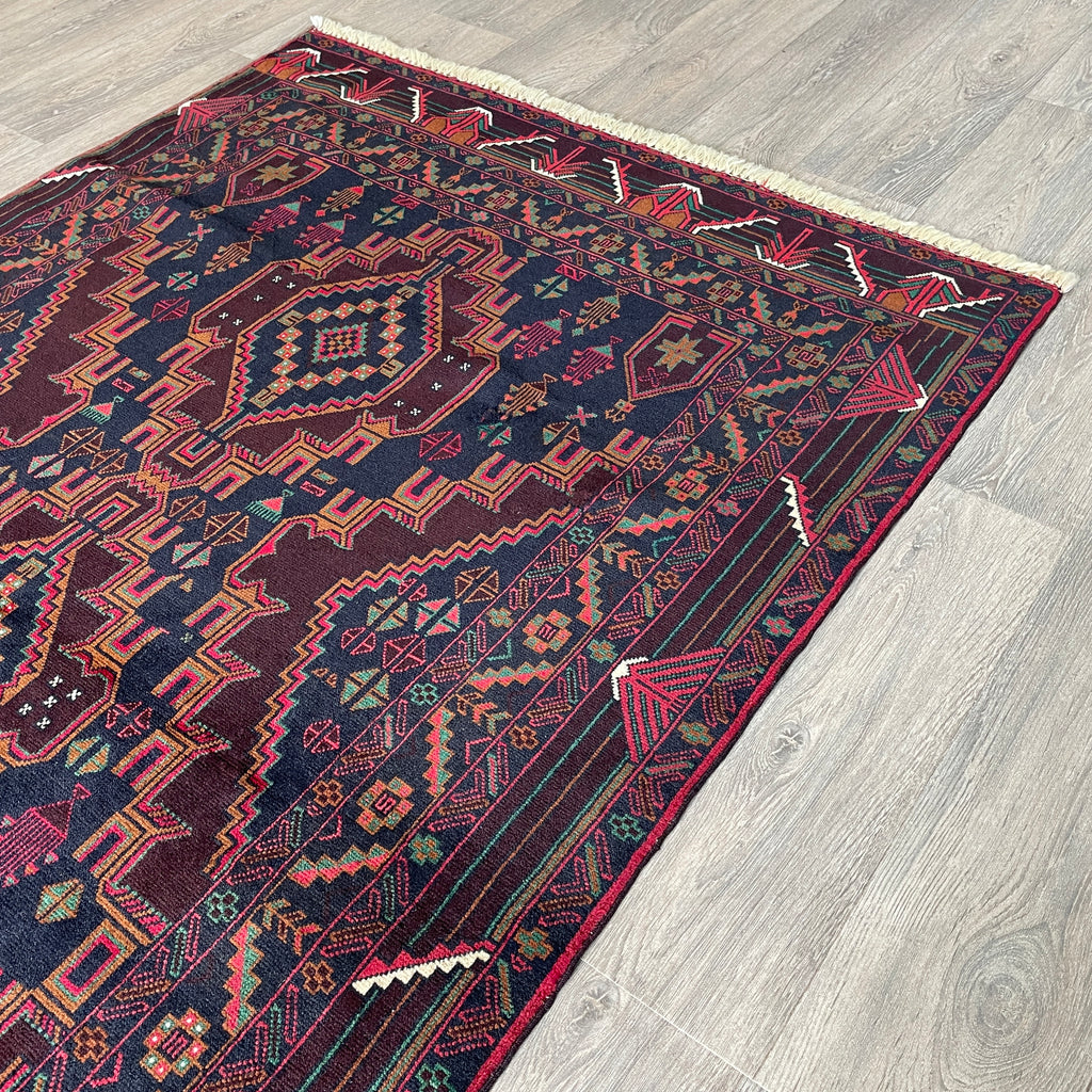 199 x 113 cm | Afghan Fine Baluch Rug - Khorasan Rugs