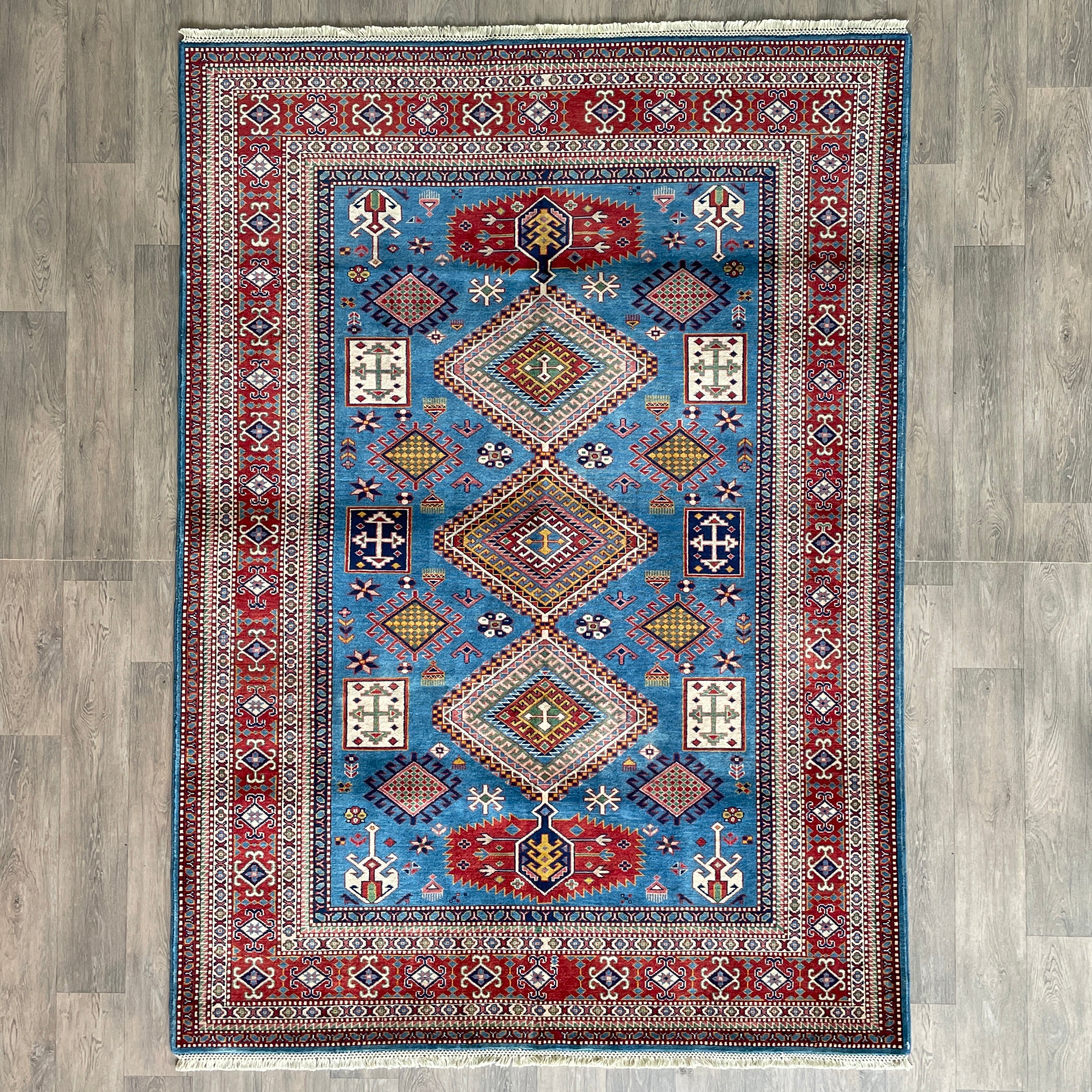 Afghan Super Kazak Rug