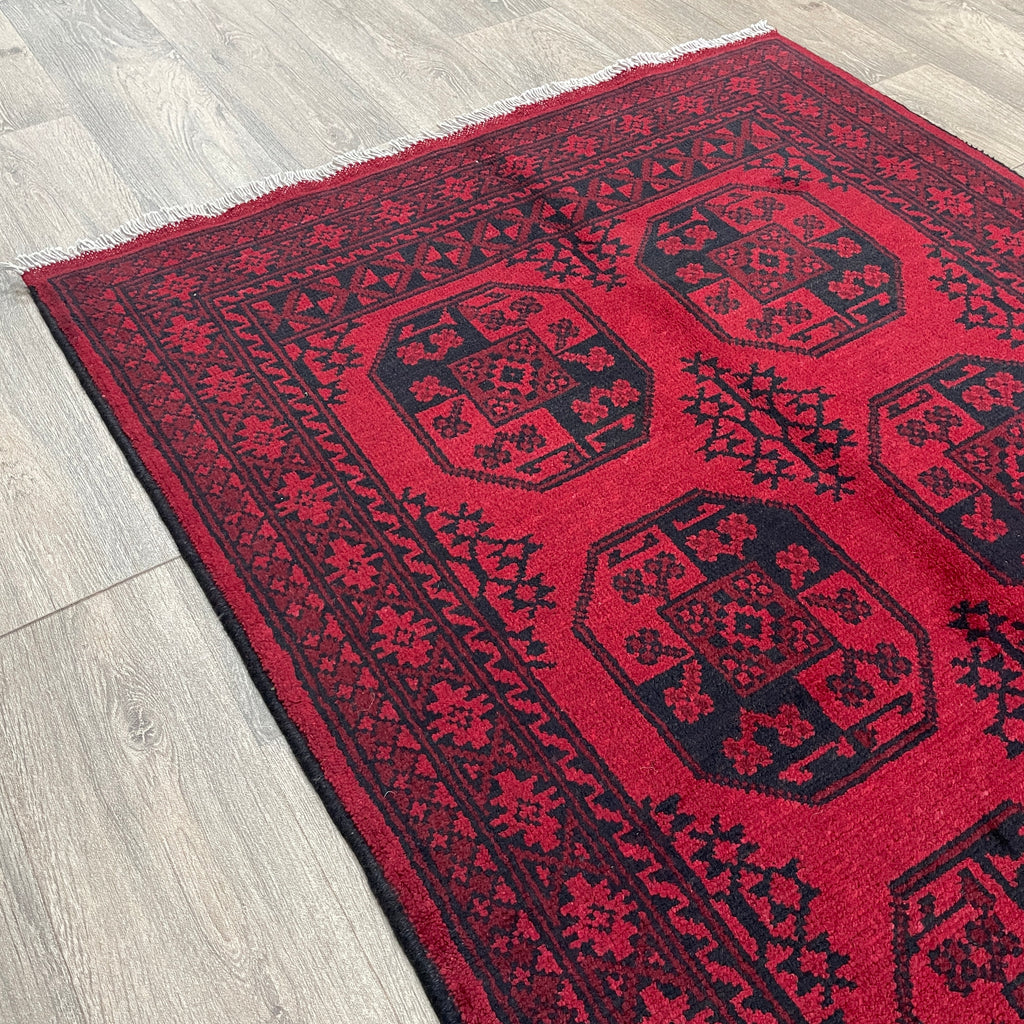 Afghan Aqcha Rug 'Elephant Feet'