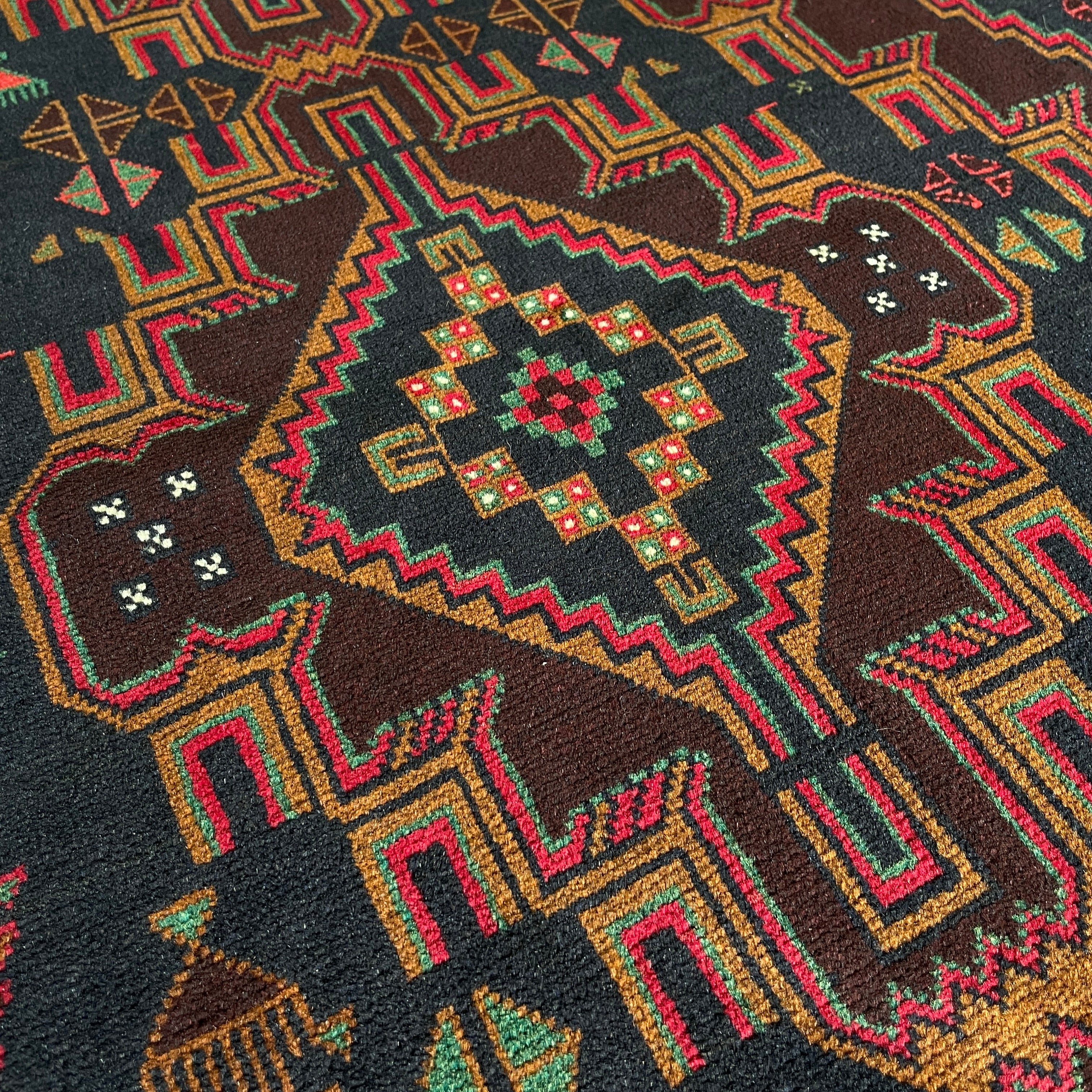 199 x 113 cm | Afghan Fine Baluch Rug - Khorasan Rugs