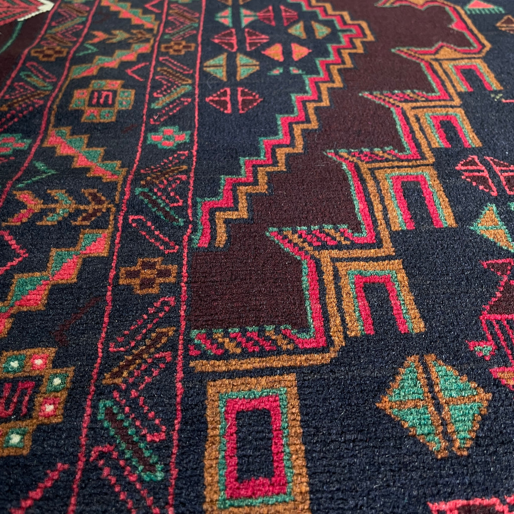 199 x 113 cm | Afghan Fine Baluch Rug - Khorasan Rugs